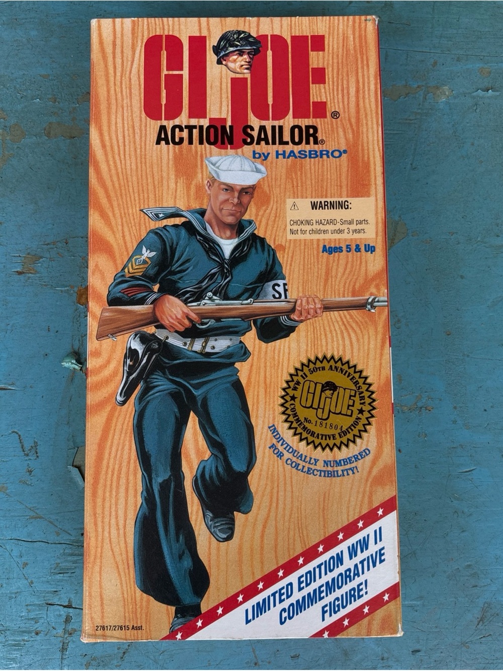 GI Joe WWII 50th Anniversary Commemorative Action Sailor Figure NIB Hasbro